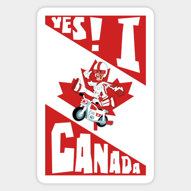 Yes! I Canada - 1 Sticker by KenTurner82